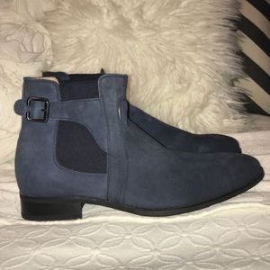 Vero Cuoio blue suede men ankle boots
